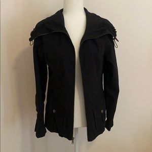 Black Rain Jacket - fashionable design